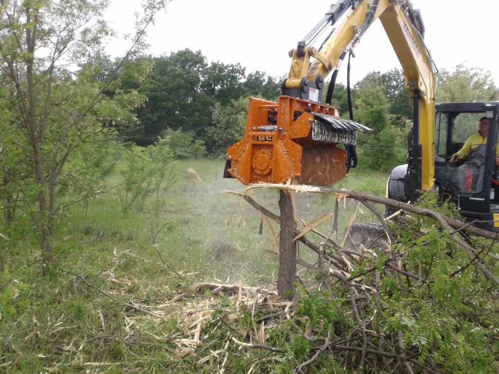 Berti mulcher park/fx in action